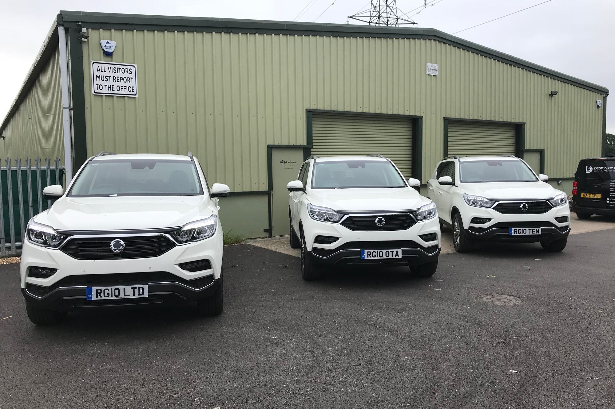Ssangyong supply us our new fleet of towing vehicles.........